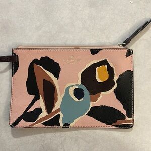 KATE SPADE Pink Floral Wallet Cardholder